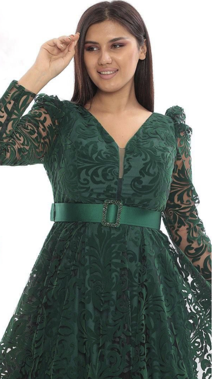 Zelena haljina 9420 velicine koje pisu cijena 1390 kn 100 poliester plus size.png 1