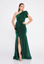 zelena duga haljina 1